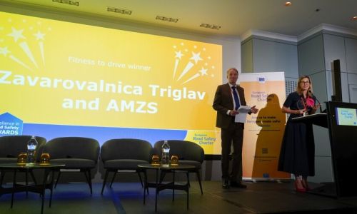 Nagrada Excellence in Road Safety 2023 ponovno v roke Slovencem
