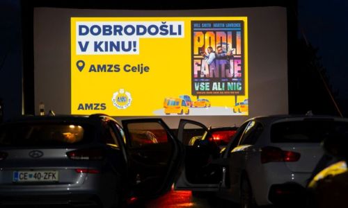 Drive-in kino doživetje pri AMZS Celje