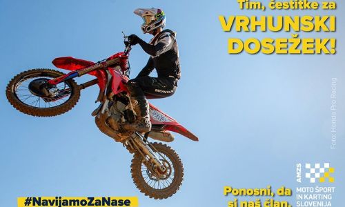 Gajser drugi na VN Castille La Manche in drugi na svetu v razredu MXGP